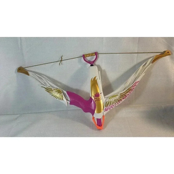 Rare NERF Golden Edge‎ Rebelle Heartbreaker pink and gold Bow ONLY - Picture 2 of 5